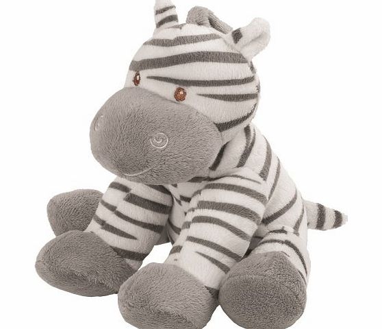 Suki Baby Medium Zooma Soft Boa Plush Toy with Embroidered Accents (Zebra)