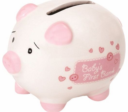 Suki Gifts Heart Piggy Bank