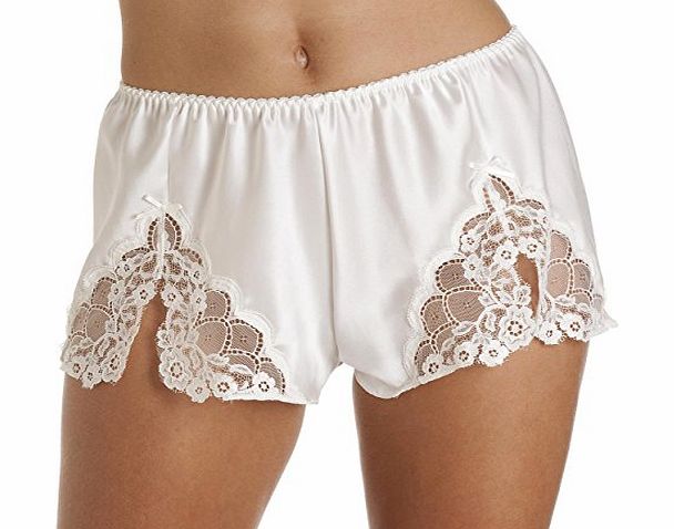 Sulis Silks Monique ivory silk french knickers size 10