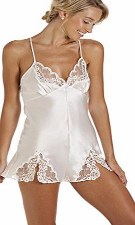 Sulis Silks Monique ivory silk teddy size 14