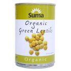 Suma Case of 12 Suma Organic Green Lentils 400g