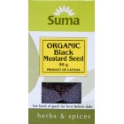 Suma Case of 6 Suma Organic Mustard Seed Black 50g