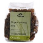 Suma Case of 6 Suma Prepacks Organic Sultanas 250g