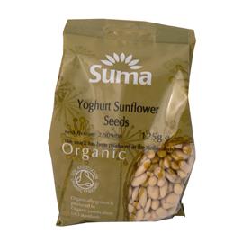 suma Organic Sunflowers - Yoghurt Coated - 125g