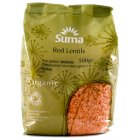 Suma Prepacks Organic Red Split Lentils 500g