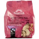 Suma Wholefoods Suma Prepacks Organic Fairtrade Cashews 125g