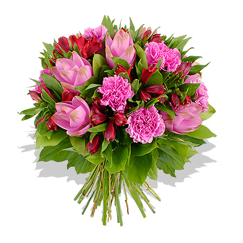 Summer Pinks Bouquet - flowers