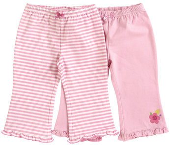 summer Tea Party Jersey Leggings 2 Pack