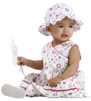 summer Tea Party Woven Dress and Knicker Set