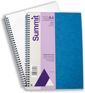 Summit Notebook Double Wirebound Card Cover