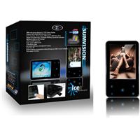 Sumvision ICE 4GB MP4 Player Black Supports MP3 WMA WAV ASFVoice Recorder USB Flash Drive