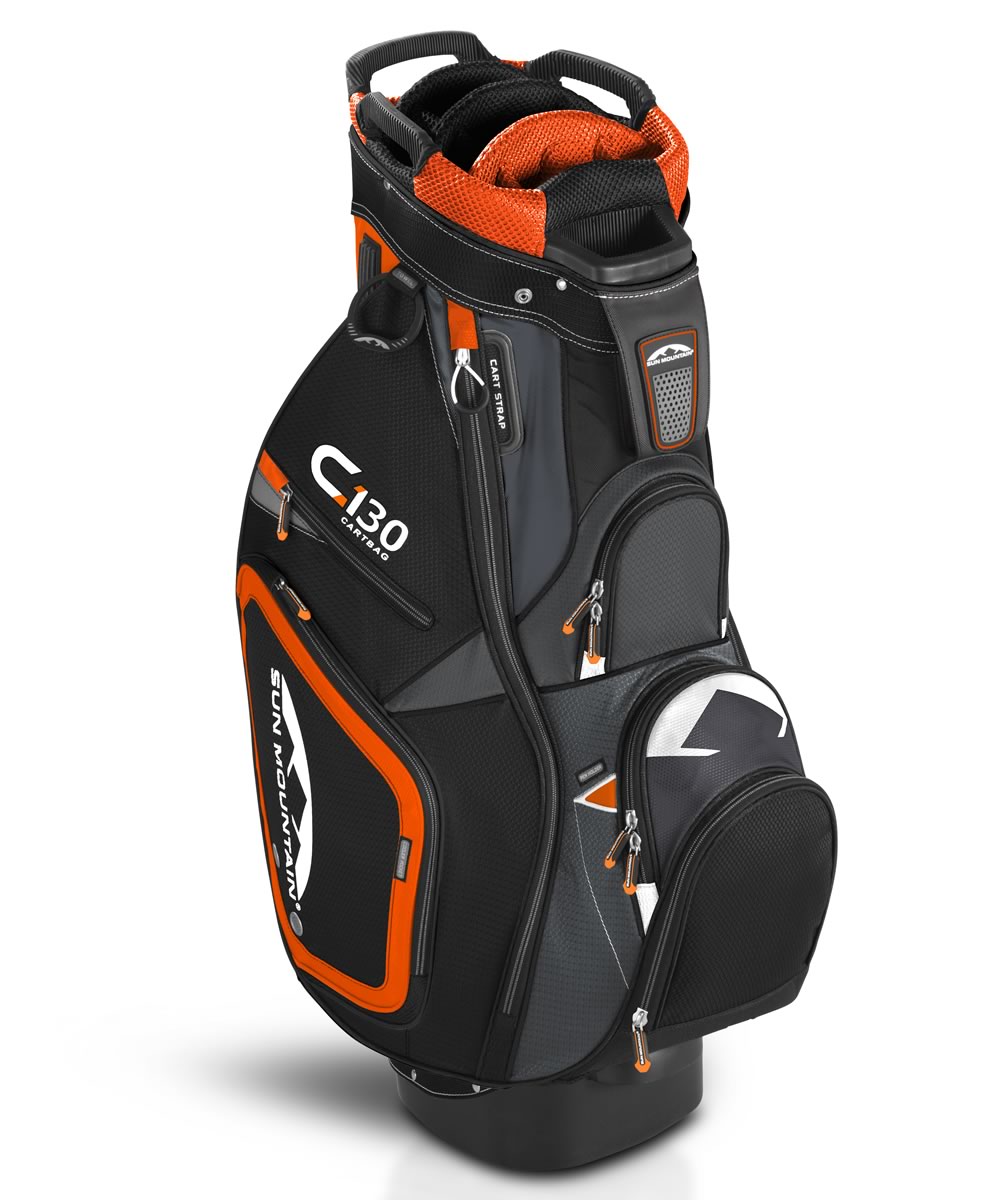 Sun Mountain C130 Cart Bag Black/Orange