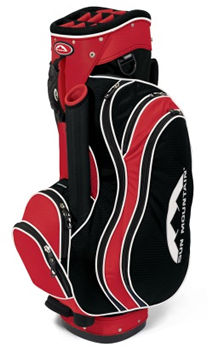 Mountain Golf Diva Ladies Trolley Bag Black/Red/White