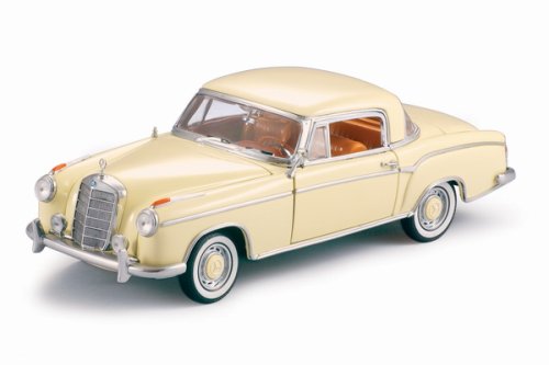 1:18th Scale 1958 Mercedes-Benz 220SE Coupe - Ivory