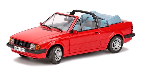 Ford Escort MK3 GI Cabriolet 1984 Red