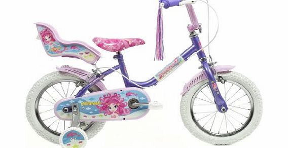 Sunbeam Designed by Raleigh Sunbeam Girls Mermaid Bike - Purple/Pink, 14 Inch