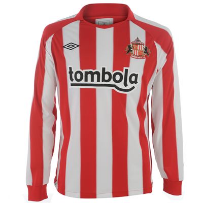 Sunderland Umbro 2010-11 Sunderland Home Long Sleeve Umbro