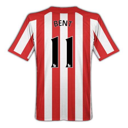 Sunderland Umbro 2010-11 Sunderland Umbro Home Shirt (Bent 11)