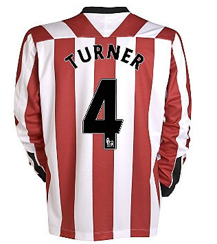 Sunderland Umbro 2011-12 Sunderland Umbro L/S Home Shirt (Turner 4)