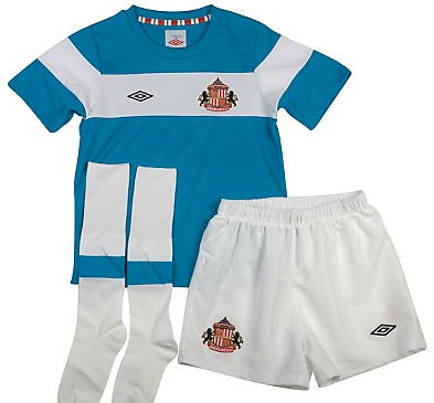 Sunderland Umbro 2011-12 Sunderland Umbro Little Boys Away Mini Kit