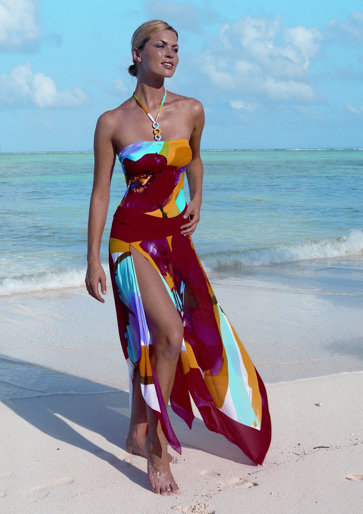 Sunflair Floral Bright Multi Skirt by Sunflair