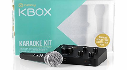 Sunfly Karaoke Kbox Mixer - Karaoke Mic Kit for Laptops and Ipads