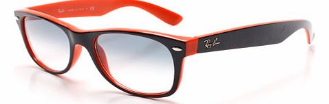  Ray-Ban 2132 Wayfarer Top Blue Orange Sunglasses