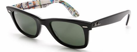 Sunglasses  Ray-Ban 2140 Wayfarer Black on New York Street