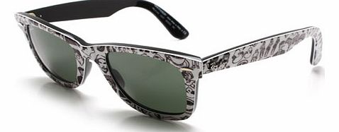 Sunglasses  Ray-Ban 2140 Wayfarer Comics on Black Sunglasses