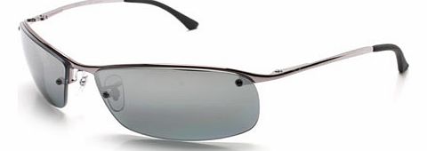 Sunglasses  Ray-Ban 3183 Top Bar Gunmetal Polar Mirror