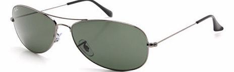 Sunglasses  Ray-Ban 3362 Cockpit Gunmetal Aviator Sunglasses