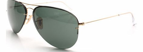 Sunglasses  Ray-Ban 3460 Flip Out Aviator Gold Sunglasses