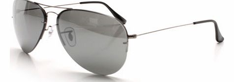 Sunglasses  Ray-Ban 3460 Flip Out Aviator Silver Sunglasses
