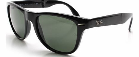  Ray-Ban 4105 Folding Wayfarer Black Sunglasses