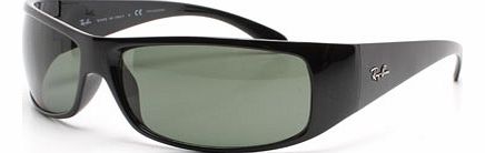  Ray-Ban 4108 Shiny Black Polarised Sunglasses