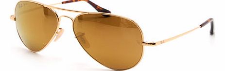 Sunglasses  Ray-Ban 8029K Gold Polarised Sunglasses