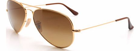 Sunglasses  Ray-Ban 8041 Aviator Titanium Shiny Gold