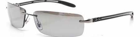 Sunglasses  Ray-Ban 8304 Carbon Fibre Pewter Polarised