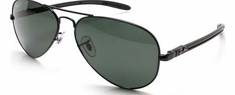 Sunglasses  Ray-Ban 8307 Gunmetal Carbon Fibre Polarised