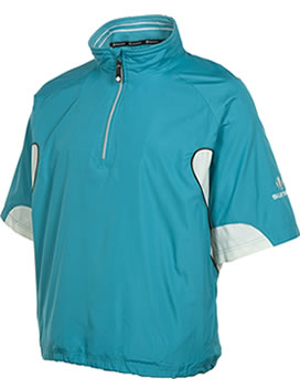 Golf Sandwick Short Sleeve Windshirt Aspen/Platinum