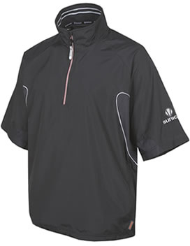 Golf Sandwick Short Sleeve Windshirt Black/Black