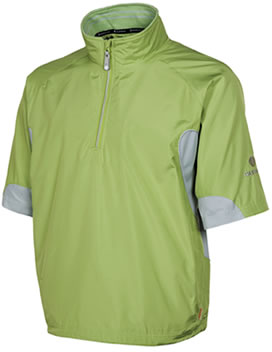 sunice Golf Sandwick Short Sleeve Windshirt Cactus/Platinum