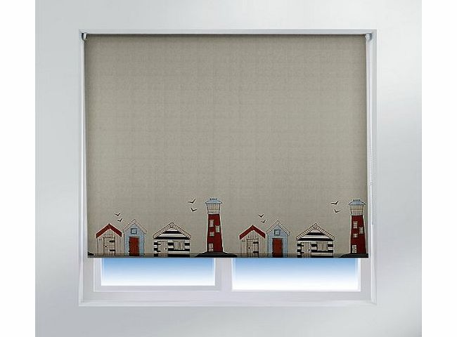 Sunlover Accents Patterned Blinds, Beach Hut, W60cm