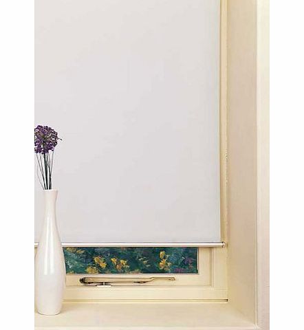 Sunlover Plaza Eyelet Roller Blind, Silver, W120cm