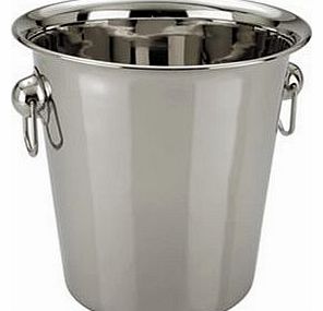 Champagne Wine Ice Bucket 4 Litre in High Polished Stainless Steel
