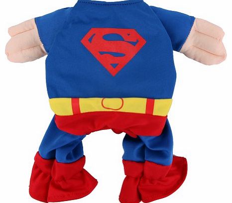 Quality Pet Dog Superman super Man Coat Cape Cloak Clothes L