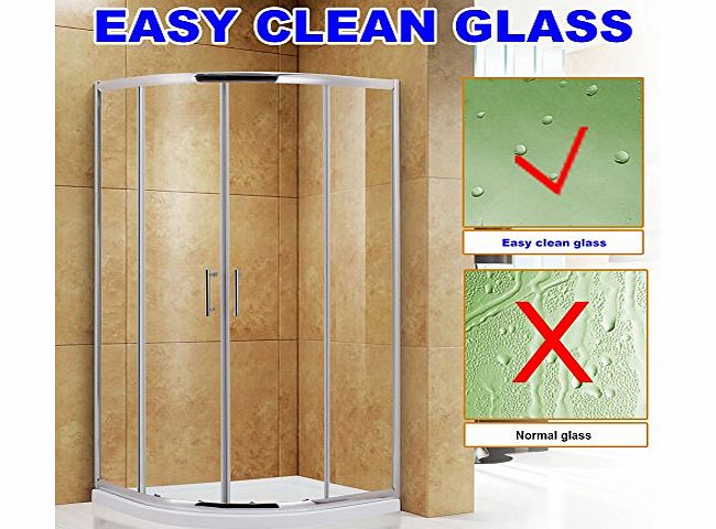 sunny showers 900x900mm Quadrant Easy Clean Shower Enclosure Cubicle Glass Door FREE NEXT DAY DELIVERY