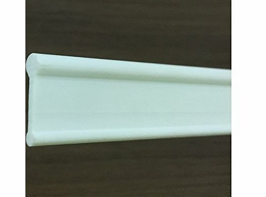 Soft rubber shower seal for folding bath screen enclosure 1.2 metre long white colour