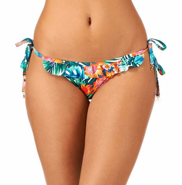 Sunseeker Womens Sunseeker Tie Side Hipster Bikini Bottom