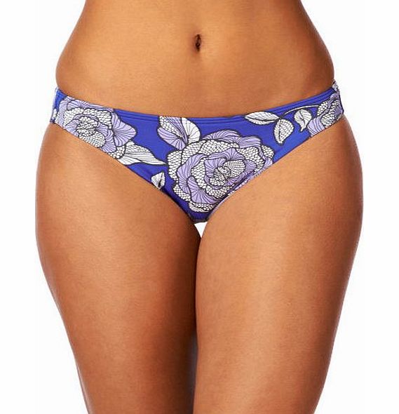 Sunseeker Womens Sunseeker Wildflower Bikini Bottom - Royal